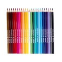 CRAYONS 24 COULEURS TRIANGULAIRE COLORINO PATIO 51828