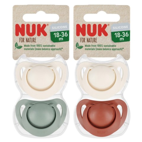 NUK SMOCZEK USPOKAJAJĄCY SILIKONOWY 18-36M FOR NATURE MIX 10739859 NUK