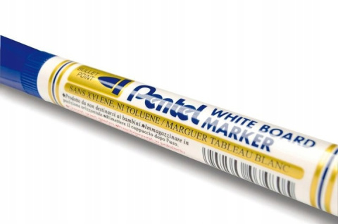 JEU DE MARQUEURS RONDS EFFAÇABLES À SEC PENTEL MW85-4W