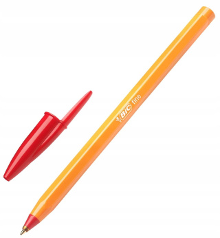 STYLO BILLE BIC ORANGE ROUGE