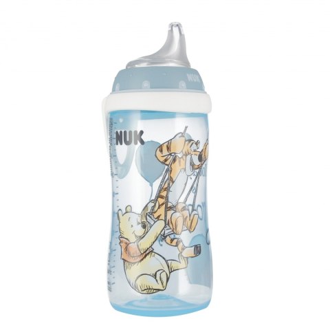 NUK KUBEK NIEKAPEK 300 ML 12M ACTIVE CUP SILIKON NIEBIESKI TYGRYSEK 10751101 NUK