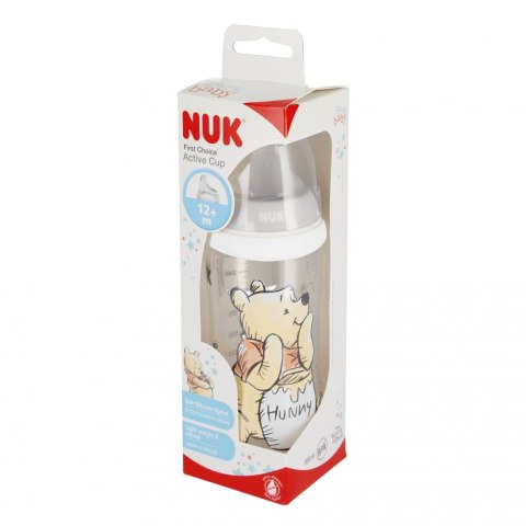 NUK KUBEK NIEKAPEK 300 ML 12M ACTIVE CUP SILIKON POPIELATY KUBUŚ 10751101 NUK