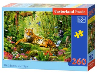 PUZZLE 260 EL. HIS MAJESTY, THE TIGER CASTORLAND B-27569 CASTOR