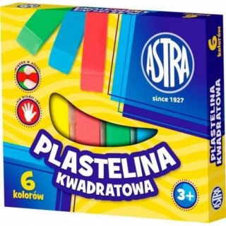 PLASTICINE 6 COULEURS CARRÉ ASTRA 83811908