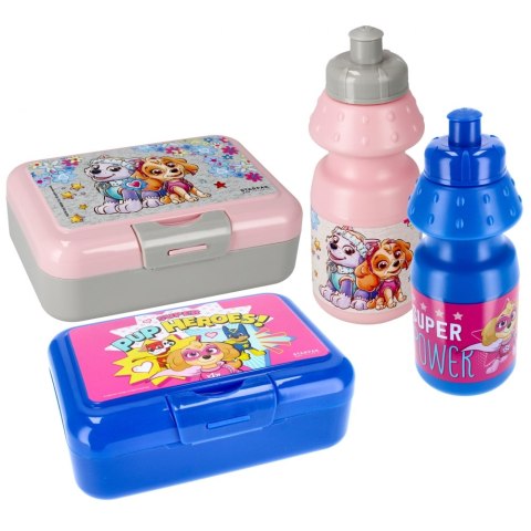 BOUTEILLE D'EAU AVEC BOÎTE DE PETIT-DÉJEUNER PAW PATROL STARPAK 447905