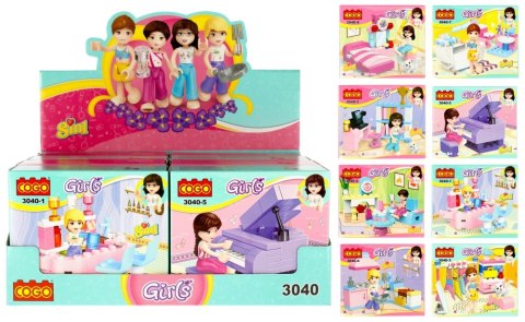 BLOCS DE CONSTRUCTION MIX POUR FILLES 3040 MEGA CREATIVE 481449