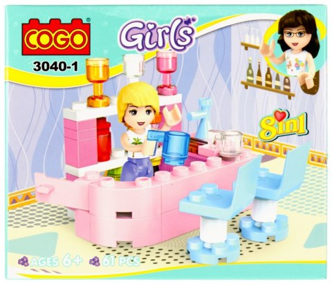 BLOCS DE CONSTRUCTION MIX POUR FILLES 3040 MEGA CREATIVE 481449