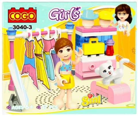 BLOCS DE CONSTRUCTION MIX POUR FILLES 3040 MEGA CREATIVE 481449