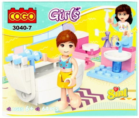 BLOCS DE CONSTRUCTION MIX POUR FILLES 3040 MEGA CREATIVE 481449