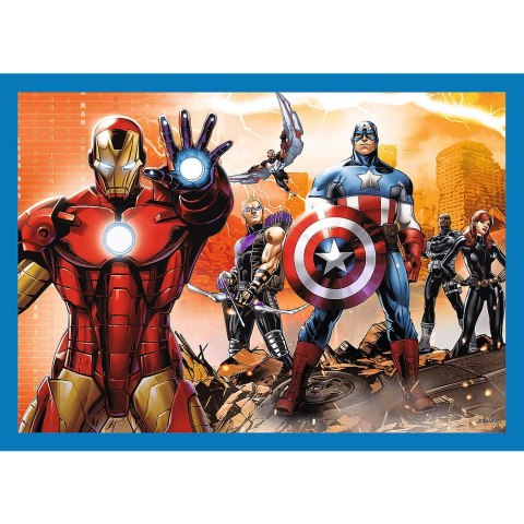 PUZZLE 4EN1 LES BRAVE AVENGERS PUD TREFL 34386