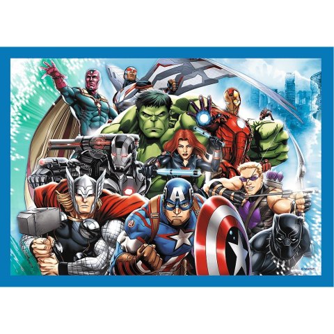 PUZZLE 4EN1 LES BRAVE AVENGERS PUD TREFL 34386