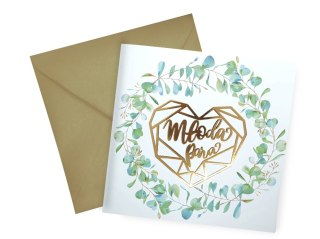 MARIAGE KW CARNET FEUILLES VERNIS 3D