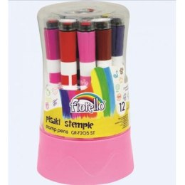 TAMPONS STYLO 12 COULEURS FIORELLO GR-F205