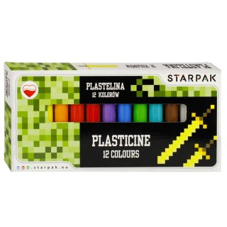 PLASTICINE 12 COULEURS PIXEL JEU STARPAK 472913