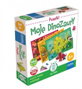 PUZZLE 2X6 PIÈCES MES DINOSAURES GRANNA 3963