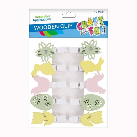 BOUCLES EN BOIS DÉCORATION SPRING CRAFT WITH FUN 471480