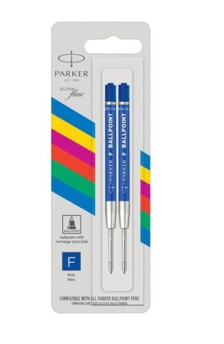 PARKER STYLO RECHARGE 0,5 BLEU BLISTER DE 2 2166542