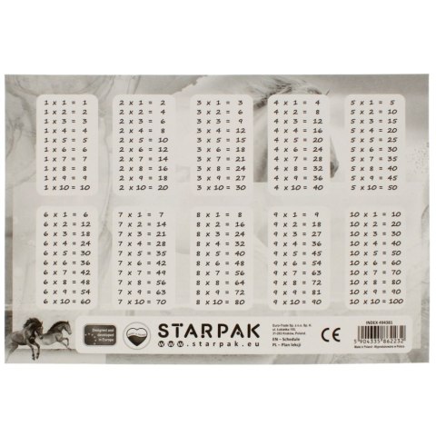 PLAN DE COURS CHEVAUX N STARPAK 494381