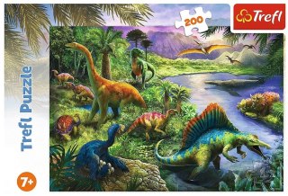 PUZZLE 200 PIÈCES 13281 DINOSAURES PRÉDATEURS TREFL 13281 TR