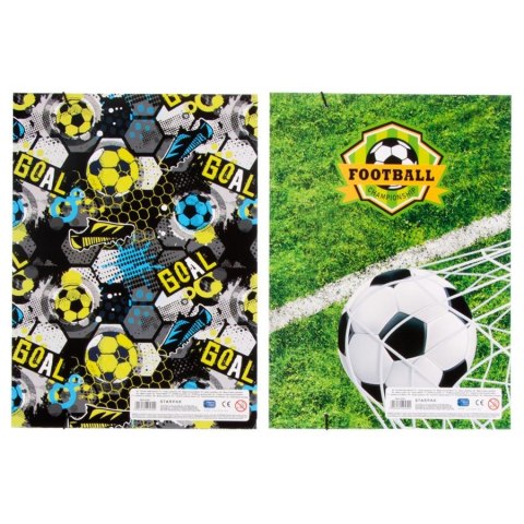 TECZKA Z GUMKĄ A4 FOOTBALL STARPAK 447887