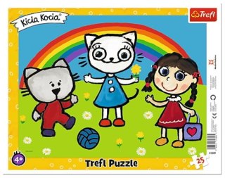 PUZZLE 25 pcs. SUNNY DAY KITA CHAT FOL TREFL 31389 TREF