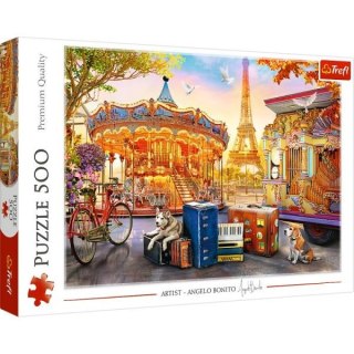 PUZZLE 500EL VACANCES A PARIS PUD TREFL 37426 TREF