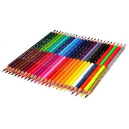 CRAYONS DOUBLE FACE 48 COULEURS TRIANGULAIRE ASTRA 312116004