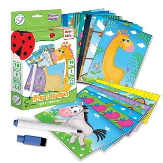 JEU EDUCATIF AVEC MARQUEUR ECRITURE ET EFFACEMENT 5-7 ANS ROTER KAFER RK1020-01