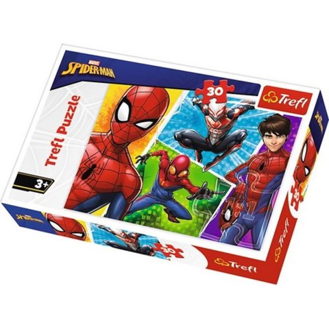 PUZZLE 30 ELEMENTÓW SPIDER-MAN TREFL 18242 TREF