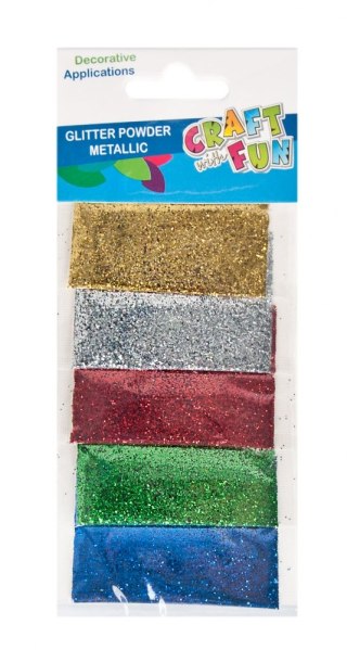 GLITTER LOOSE MIX OF COLORS CRAFT WITH FUN 283999