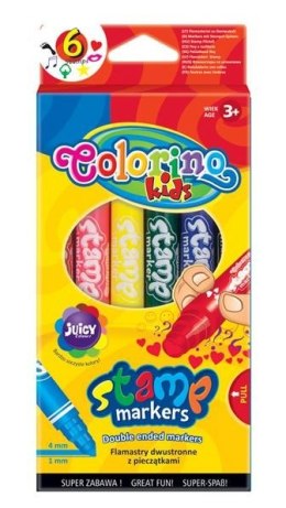 TAMPONS STYLO 2 FACES 6 COULEURS 732040 04 347743 COLORINO
