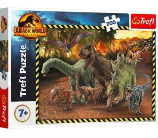 PUZZLE 200 EL DINOSAURES DE JURASSIC PARK TREFL 13287 TREF