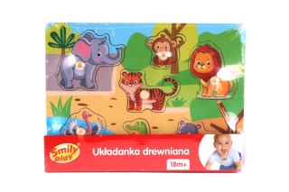 Puzzle ZOO EN BOIS 7 pièces. FOL SMILY PLAY SPW83613AN