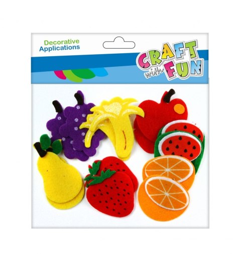 FEUTRE DÉCORATIF AUTOCOLLANT FRUITS CRAFT WITH FUN 463738