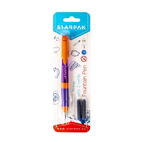 STYLO PLUME AVEC CARTOUCHE PRIME PF STARPAK 473015