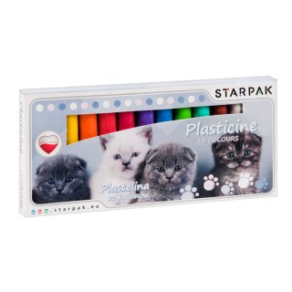 PLASTICINE 12 COULEURS CUTIES CATS STARPAK 429681