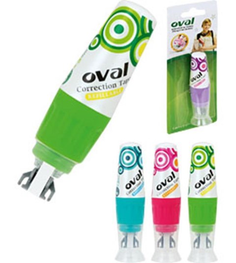 RUBAN DE CORRECTION OVALE QAR-506 5MM X 6M DEBOUT