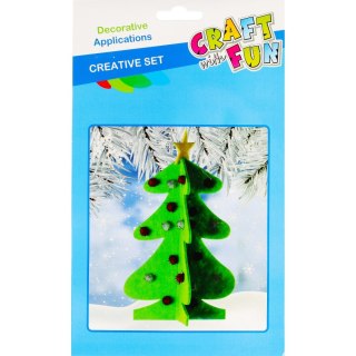 KIT CRÉATIF ARBRE DE NOËL CRÉATION AVEC AMUSEMENT 480010