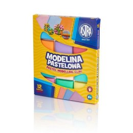 MODELIN 12 COULEURS PASTEL ASTRA 304118007