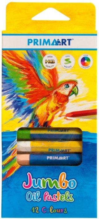 PASTELS À L'HUILE 12 COULEURS JUMBO PRIMA ART 385158