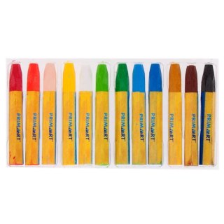 PASTELS À L'HUILE 12 COULEURS JUMBO PRIMA ART 385158