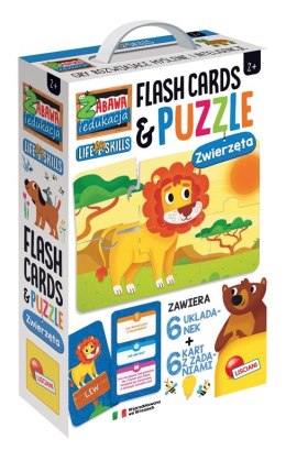 Lisciani: Carotina - Puzzles et flashcards amusants et éducatifs pour enfants : Animaux