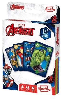 Shuffle : Jeu de cartes 4-en-1 Avengers