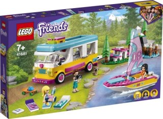 LEGO® Friends - Minibus et voilier de camping en forêt