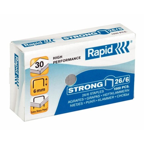 AGRAFES RAPID STRONG 26/6 1M ESSELTE