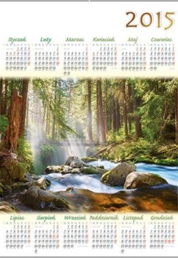 CALENDRIER 1 PLANCHE PL5 FOREST LUCRUM