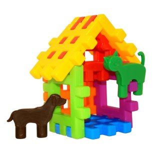 BLOCS DE CONSTRUCTION Gaufres Pet's House CZAKO 025227 CZAKO