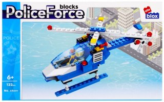 BLOCS DE CONSTRUCTION 122 ÉLÉMENTS HÉLICOPTÈRE POLICE ALLEBLOX 478233 ALLEBLOX