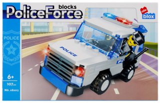 BLOCS DE CONSTRUCTION 107 ELEMENTS POLICE ALLEBLOX 492822 ALLEBLOX