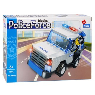 BLOCS DE CONSTRUCTION 107 ELEMENTS POLICE ALLEBLOX 492822 ALLEBLOX